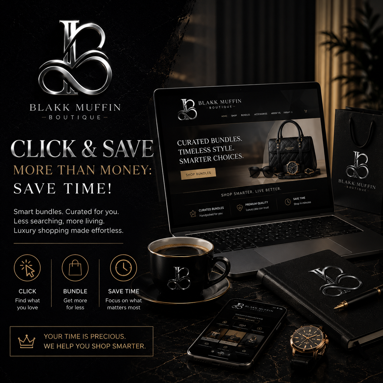 Click & Save More Than Money: Save Time!